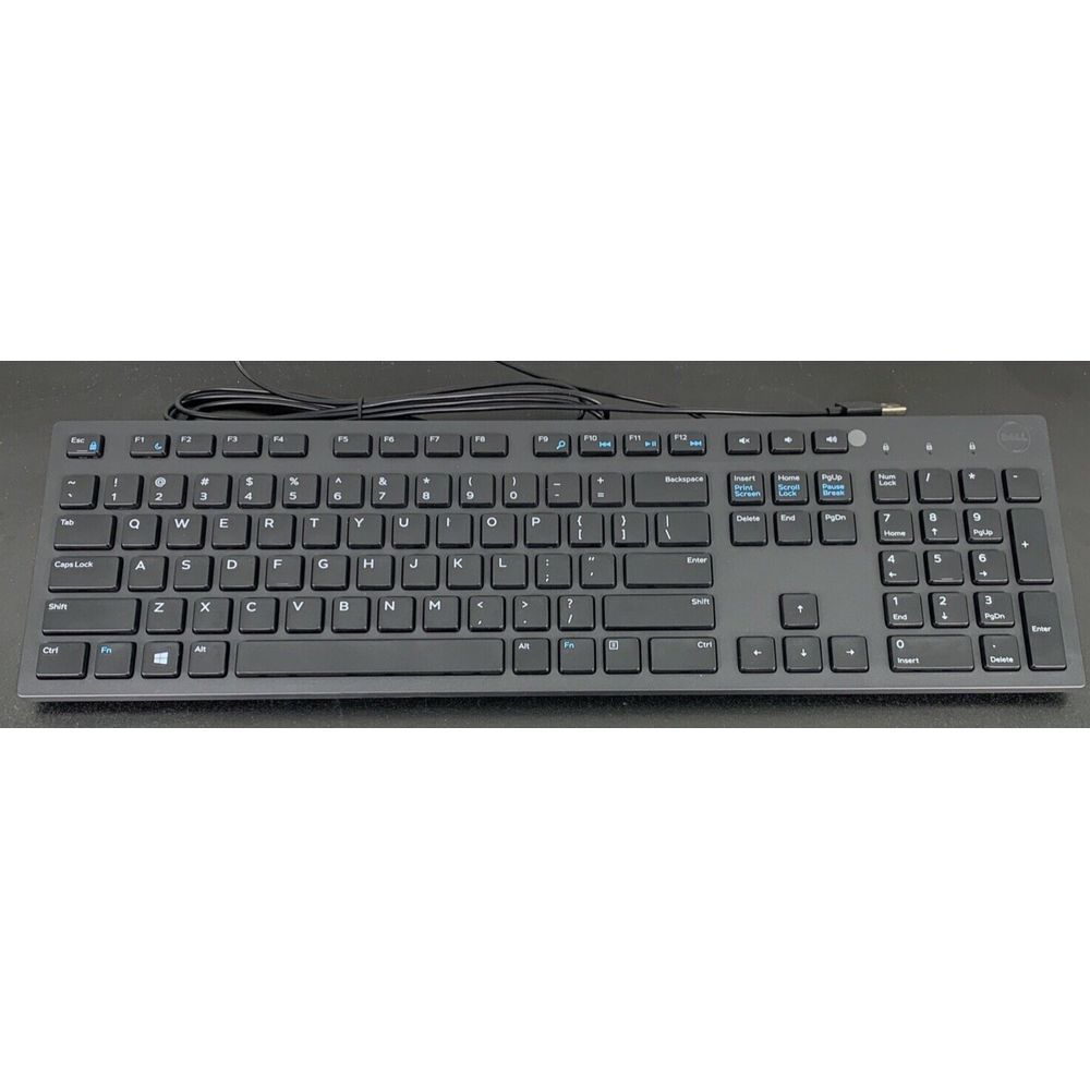 LOT Of 2 Bundle Dell 580-ADMT‎ KB216 Wired Keyboard - Black
